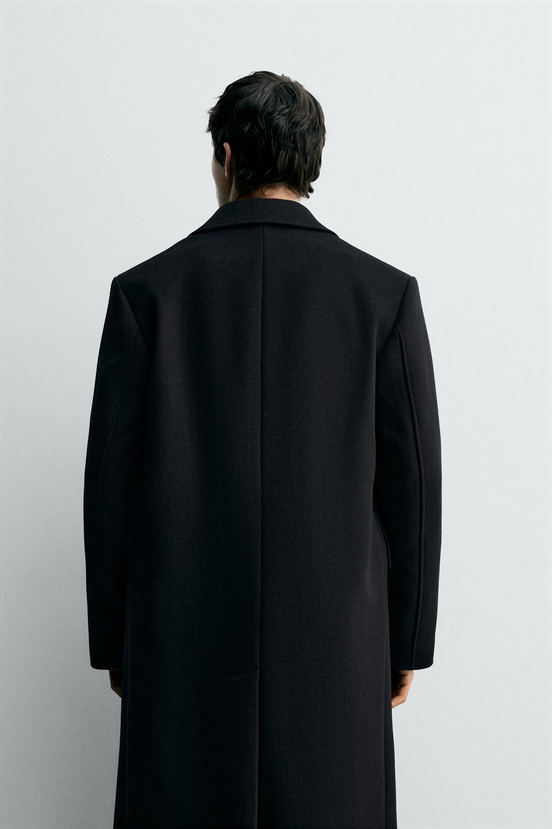 WOOL BLEND DOUBLE-BREASTED COAT - Image 3