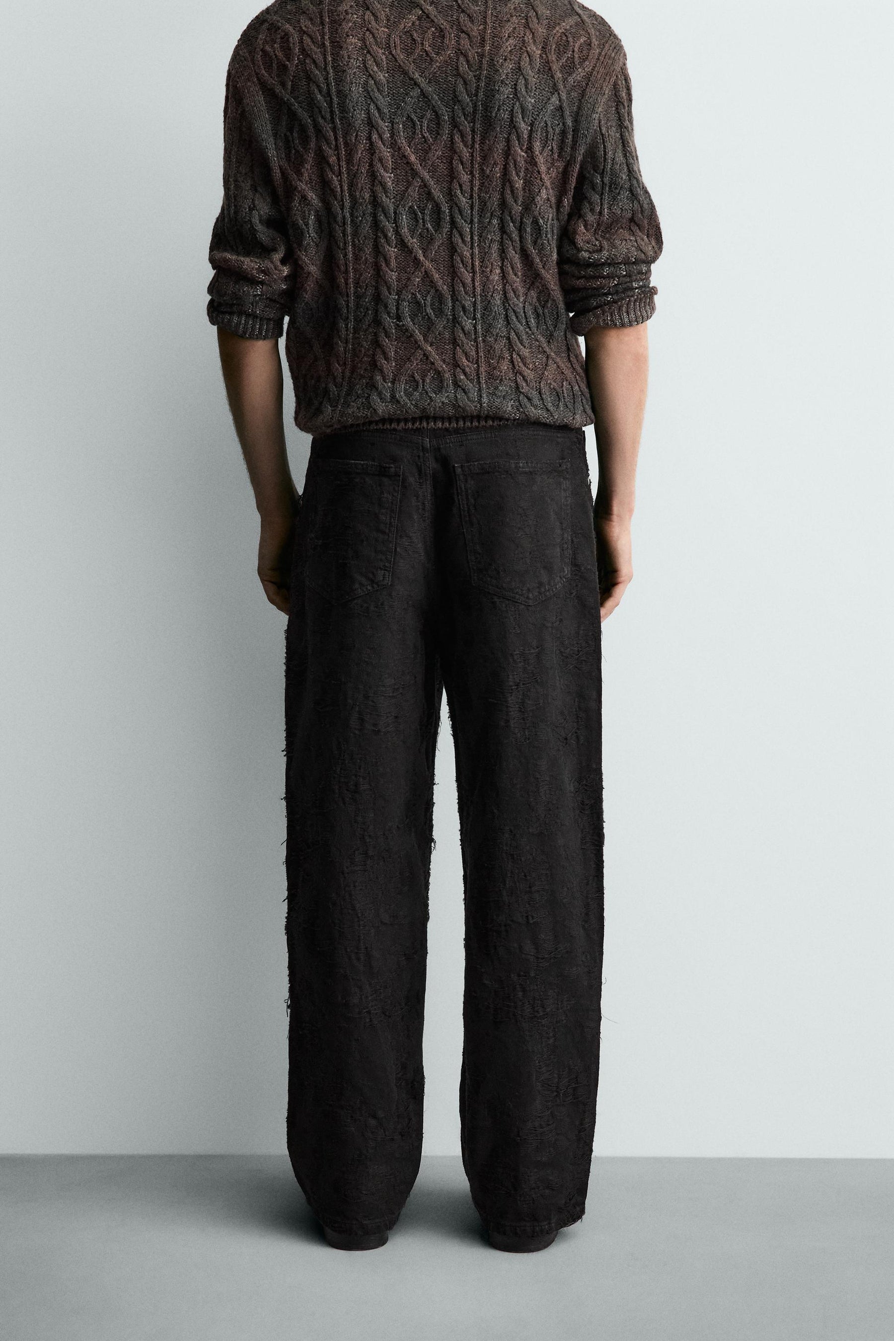 Strukturierte Jacquard-Strumpfwaren