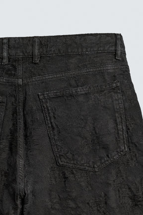 Strukturierte Jacquard-Strumpfwaren