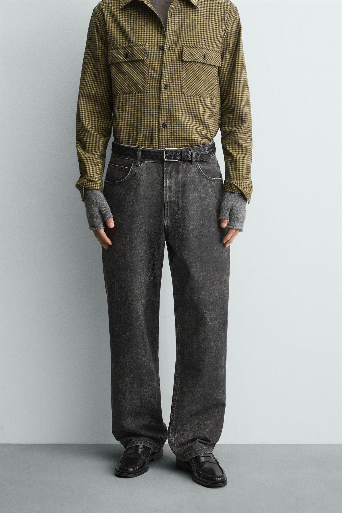 WAXED FINISH TROUSERS - Image 2