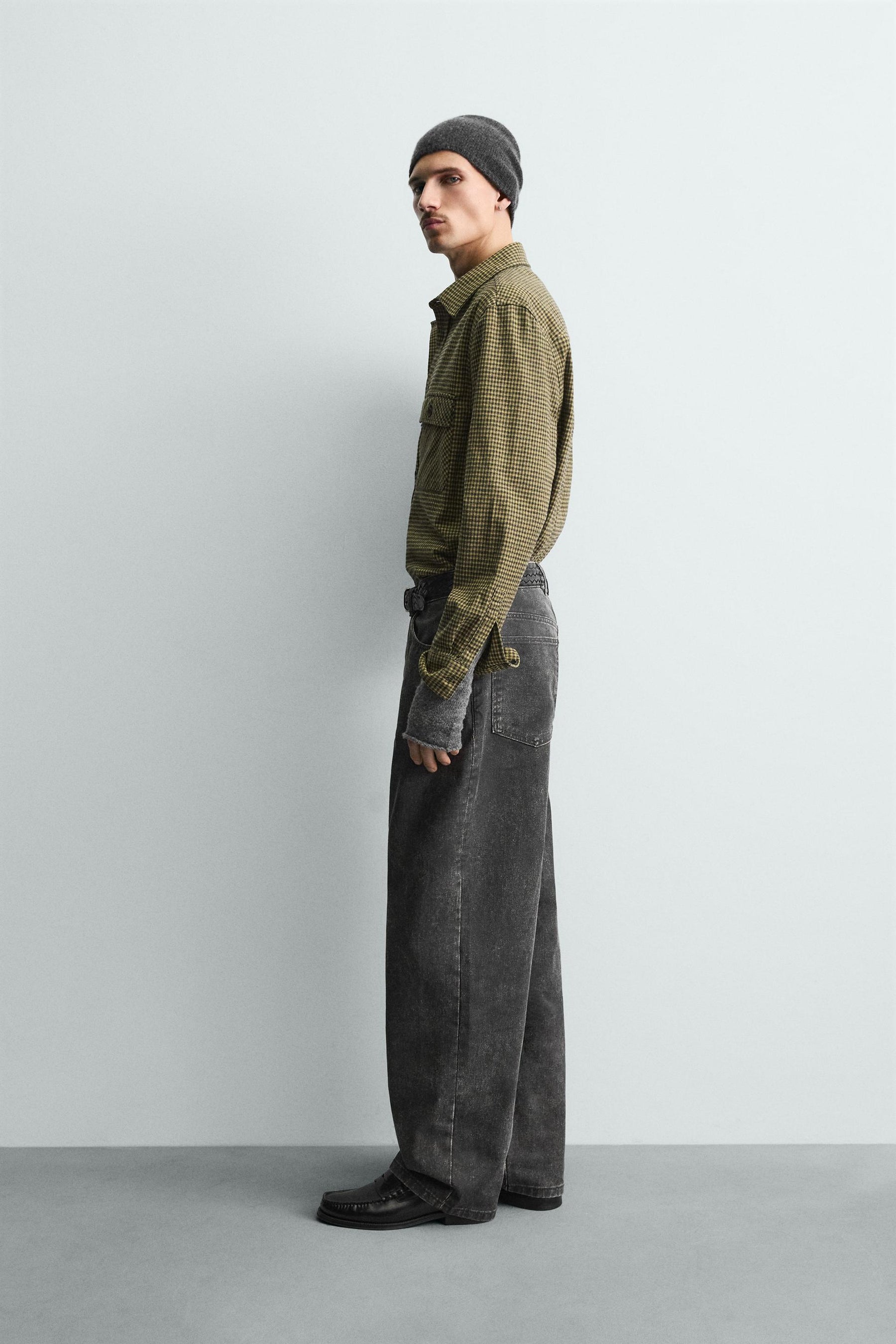 WAXED FINISH TROUSERS - Image 4