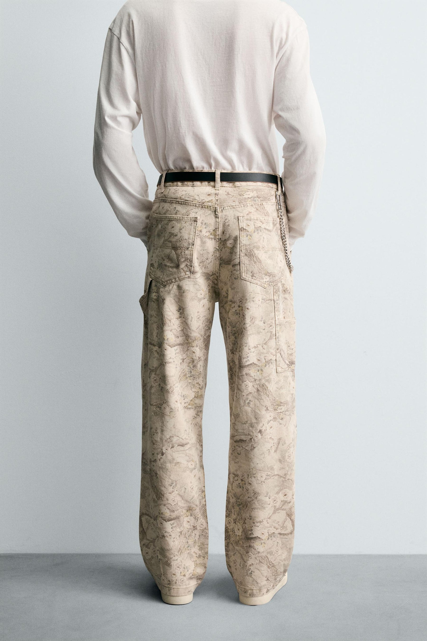ABSTRACT PRINT CARPENTER TROUSERS - Image 3