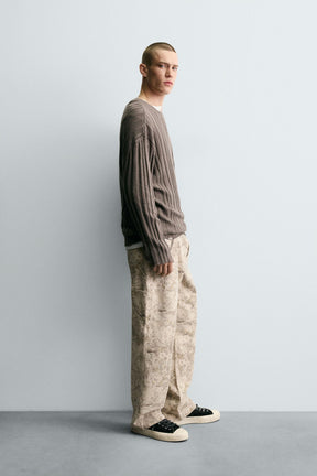 ABSTRACT PRINT CARPENTER TROUSERS - Image 4