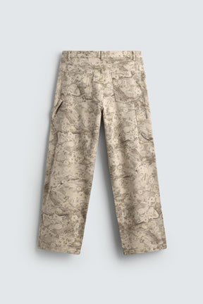 ABSTRACT PRINT CARPENTER TROUSERS - Image 7