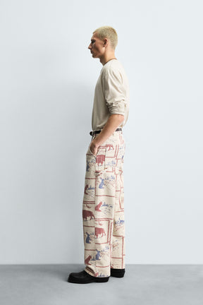 COMIC PRINT TROUSERS - Image 4