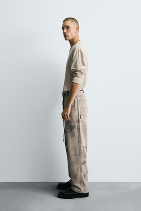 DALMATIAN PRINT CARPENTER TROUSERS - Image 4