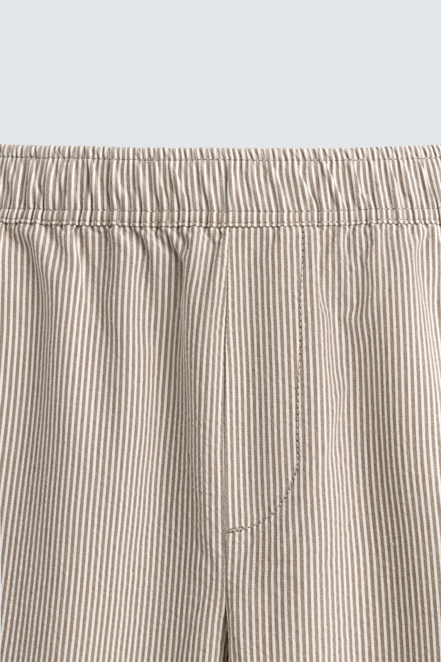 RELAXED FIT STRIPED TROUSERS - Image 9