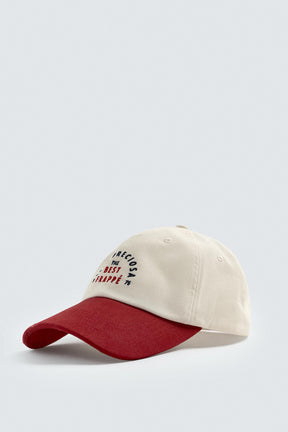 CONTRAST EMBROIDERY CAP - Image 4