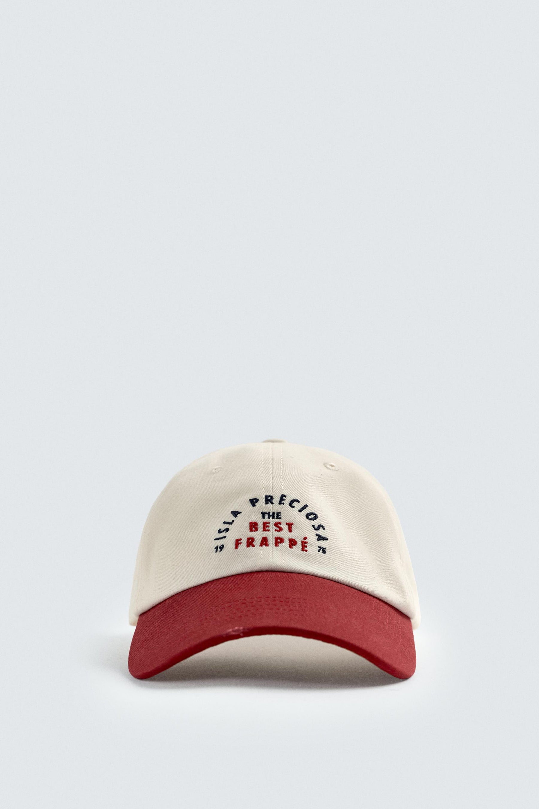 CONTRAST EMBROIDERY CAP - Image 5