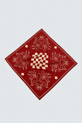 Bandana mit Kontrastdruck