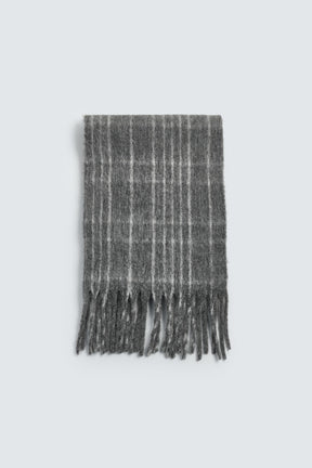 BRUSHED CHECK SCARF - Image 3