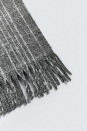 BRUSHED CHECK SCARF - Image 5