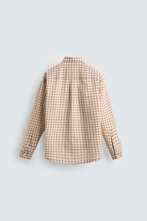 TEXTURED CHECK SHIRT - Image 7