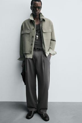 BOXY FIT OVERSHIRT WITH POCKETS - Image 5