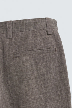 TEXTURED SUIT TROUSERS - Image 9