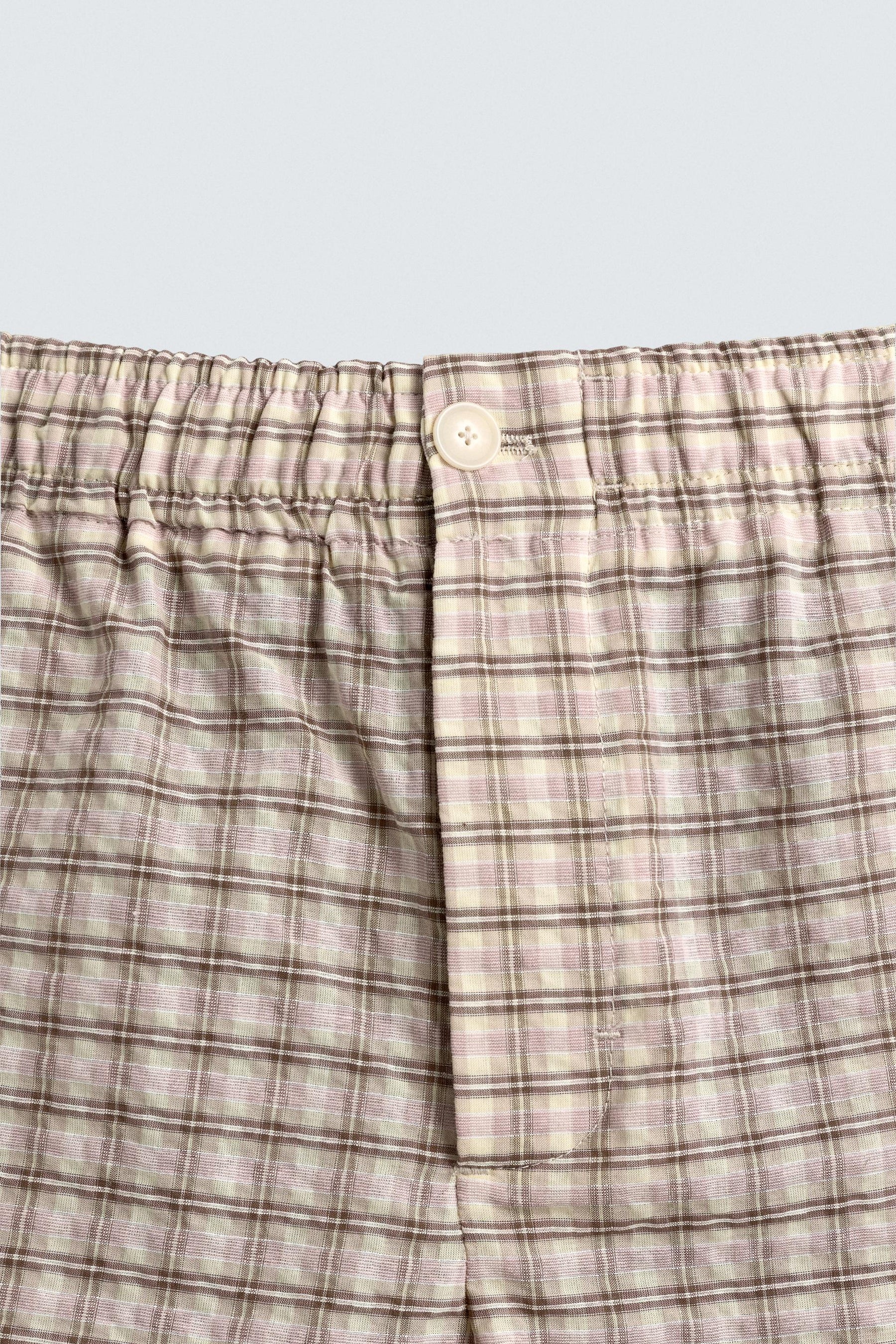 TEXTURED CHECK BERMUDA SHORTS - Image 9