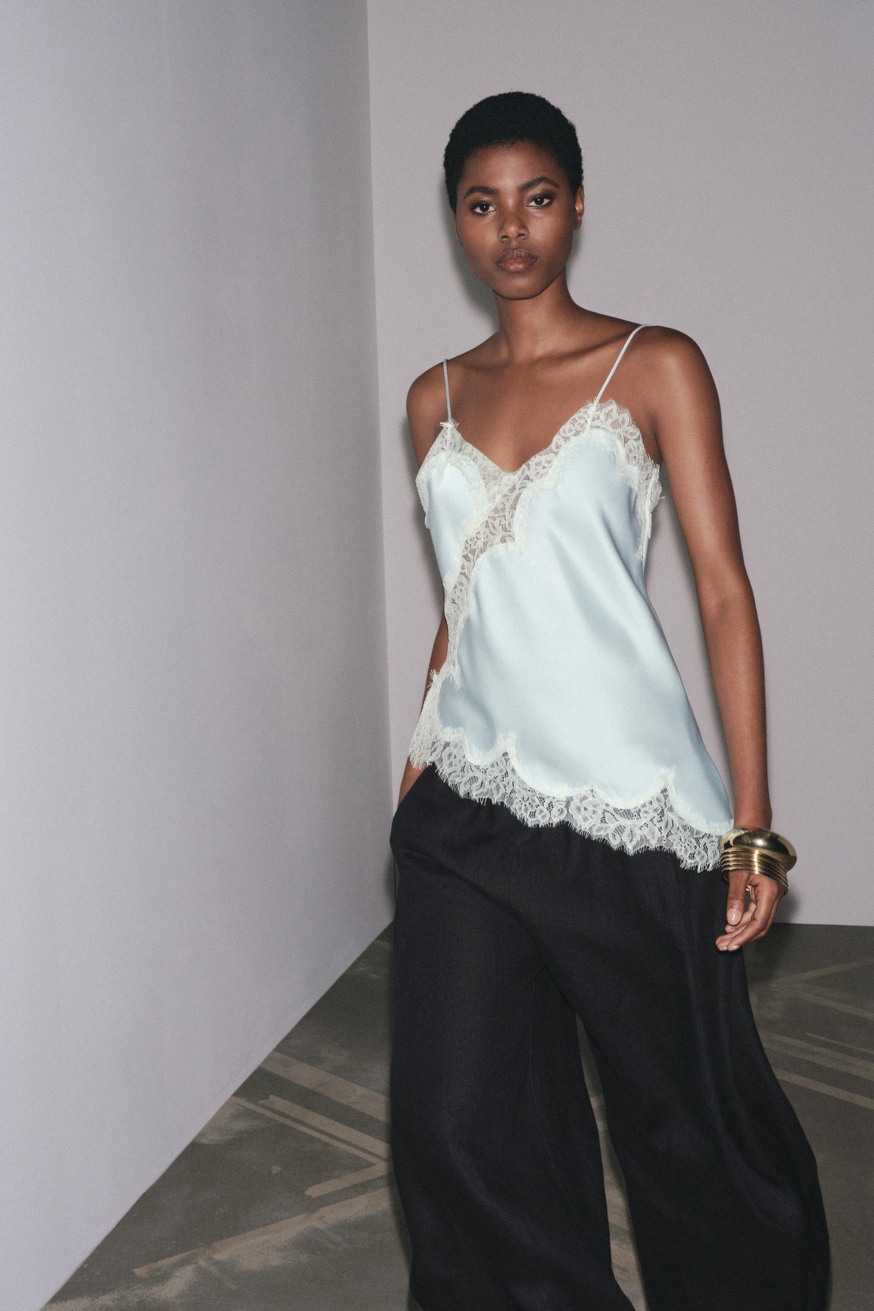 Leinenhose mit Volumen