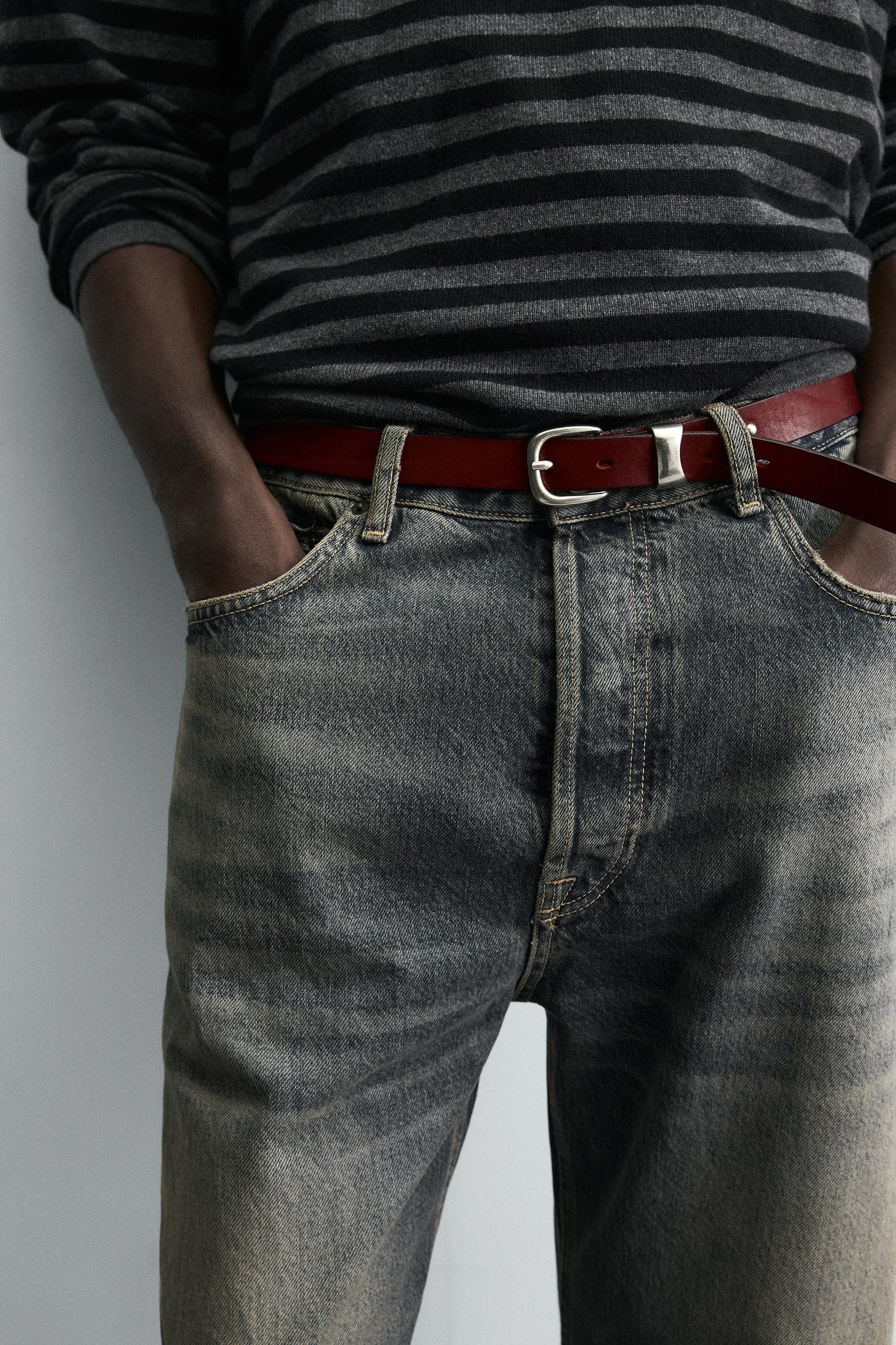 Vintage-Ledergürtel