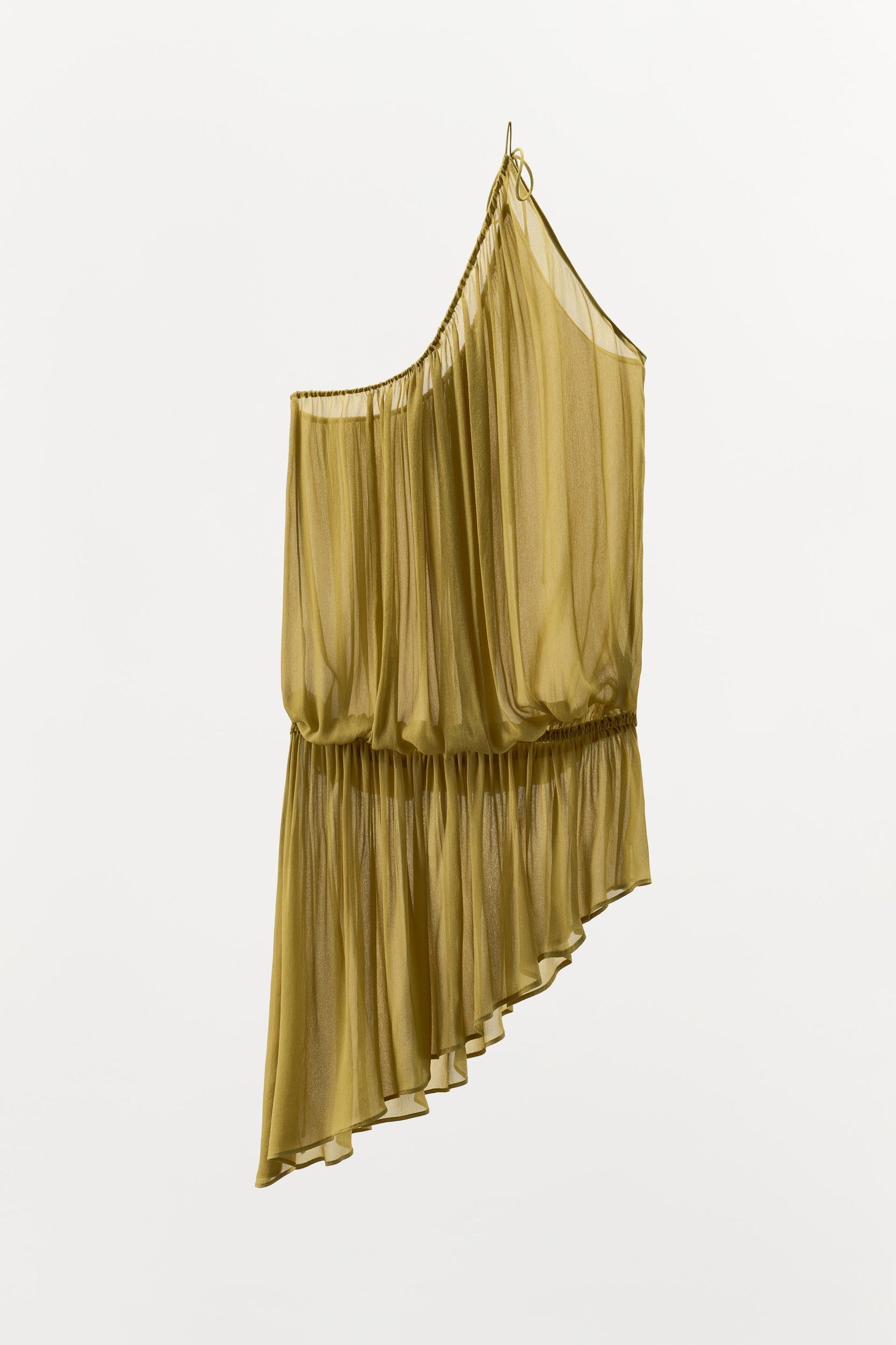 Asymmetrisches Oberteil mit Krawattenakzenten