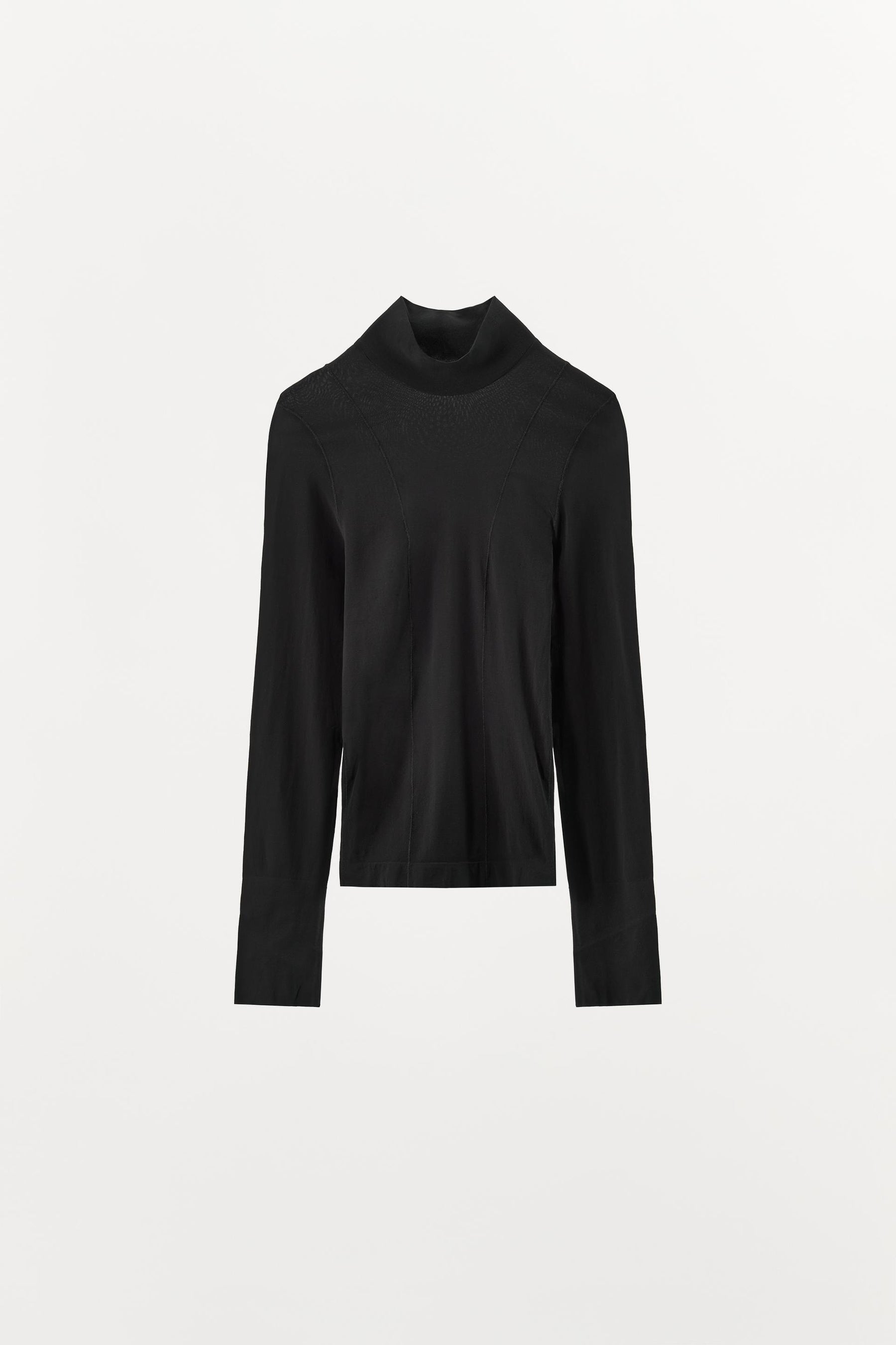 POLYAMID-TOP MIT HOCHAUSSCHNITT