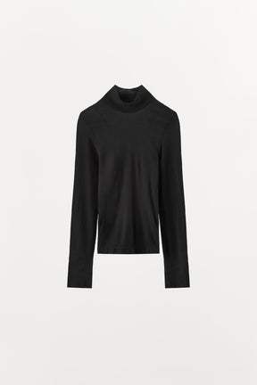 POLYAMID-TOP MIT HOCHAUSSCHNITT