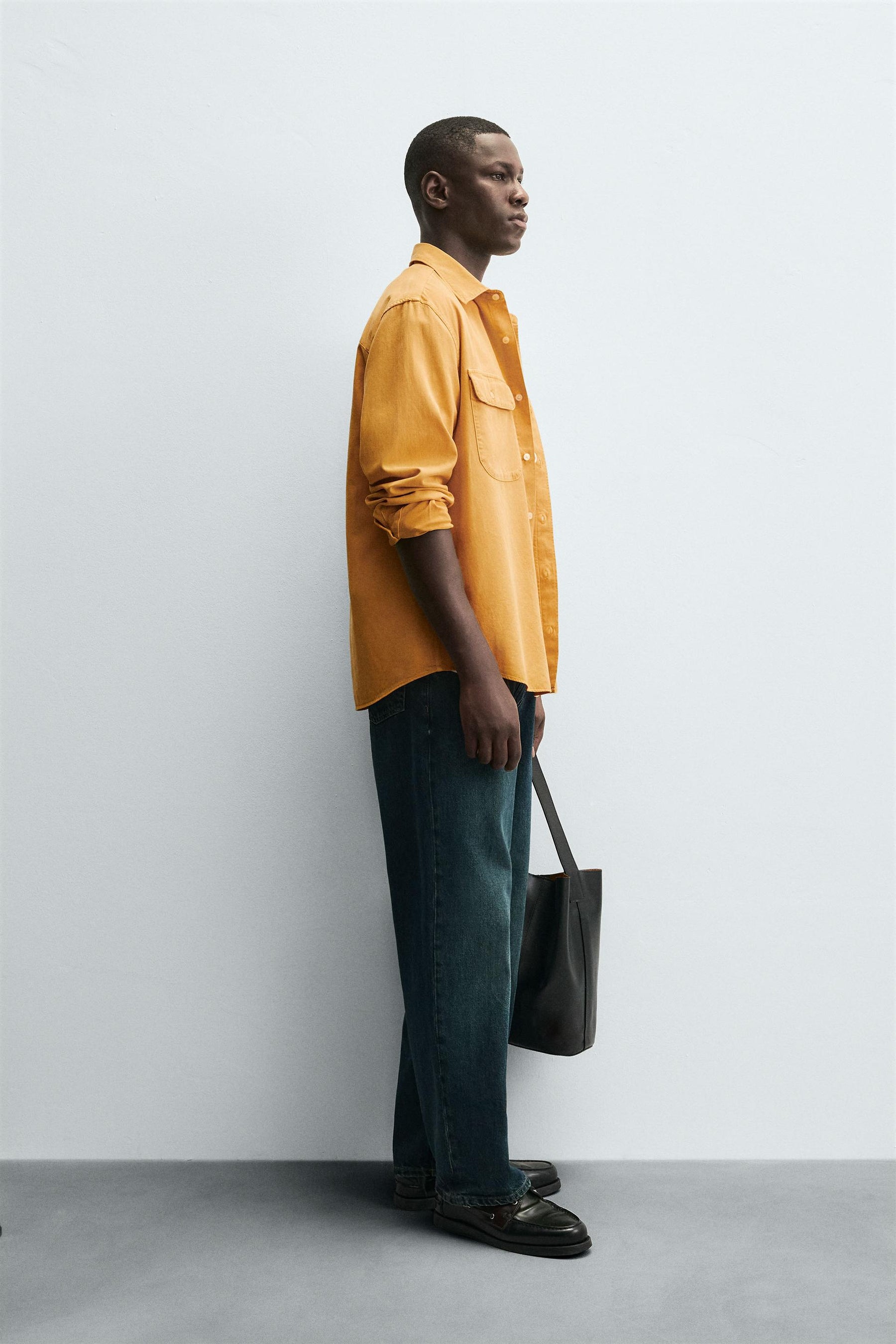 LYOCELL/COTTON SHIRT WITH POCKETS - Image 4