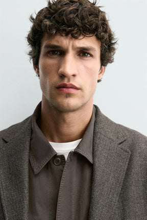 WOOL TEXTURED BLAZER - Image 5