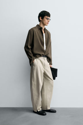 RELAXED FIT FLOWING SHIRT - Image 4
