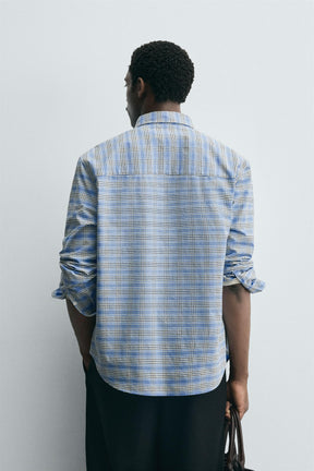 CHECK BUTTON-DOWN COLLAR SHIRT - Image 3
