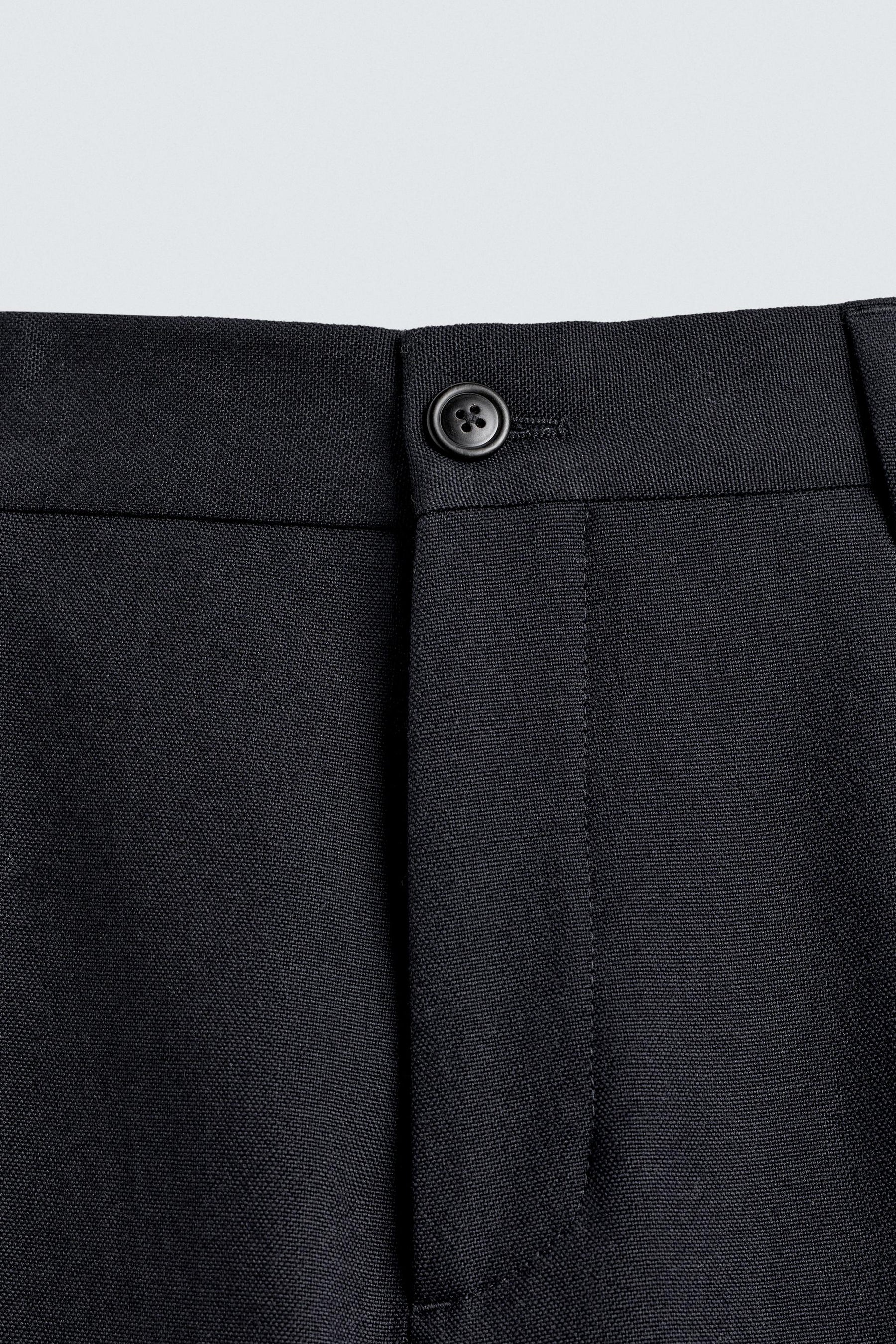 WOOL SUIT TROUSERS - Image 8