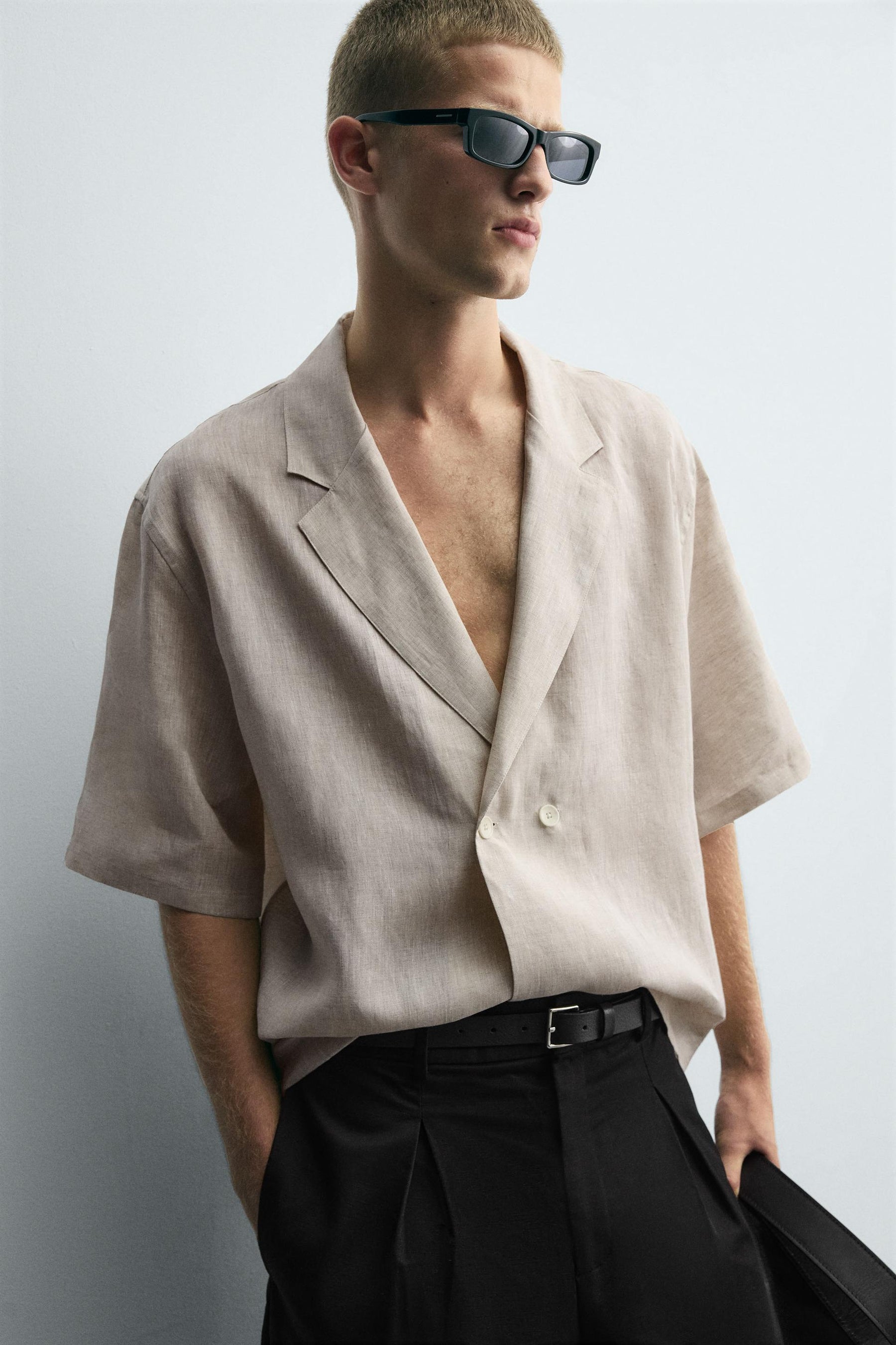 100% LINEN KIMONO SHIRT - Image 5