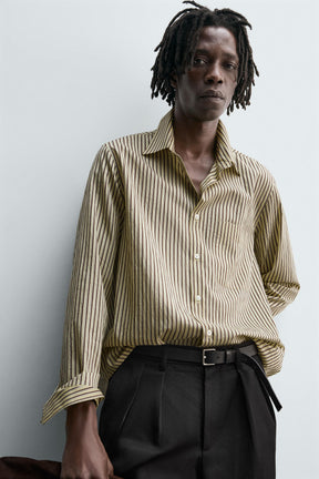 STRIPED FLOWING SHIRT - Image 5