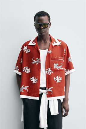 CARP PRINT SHIRT - Image 2