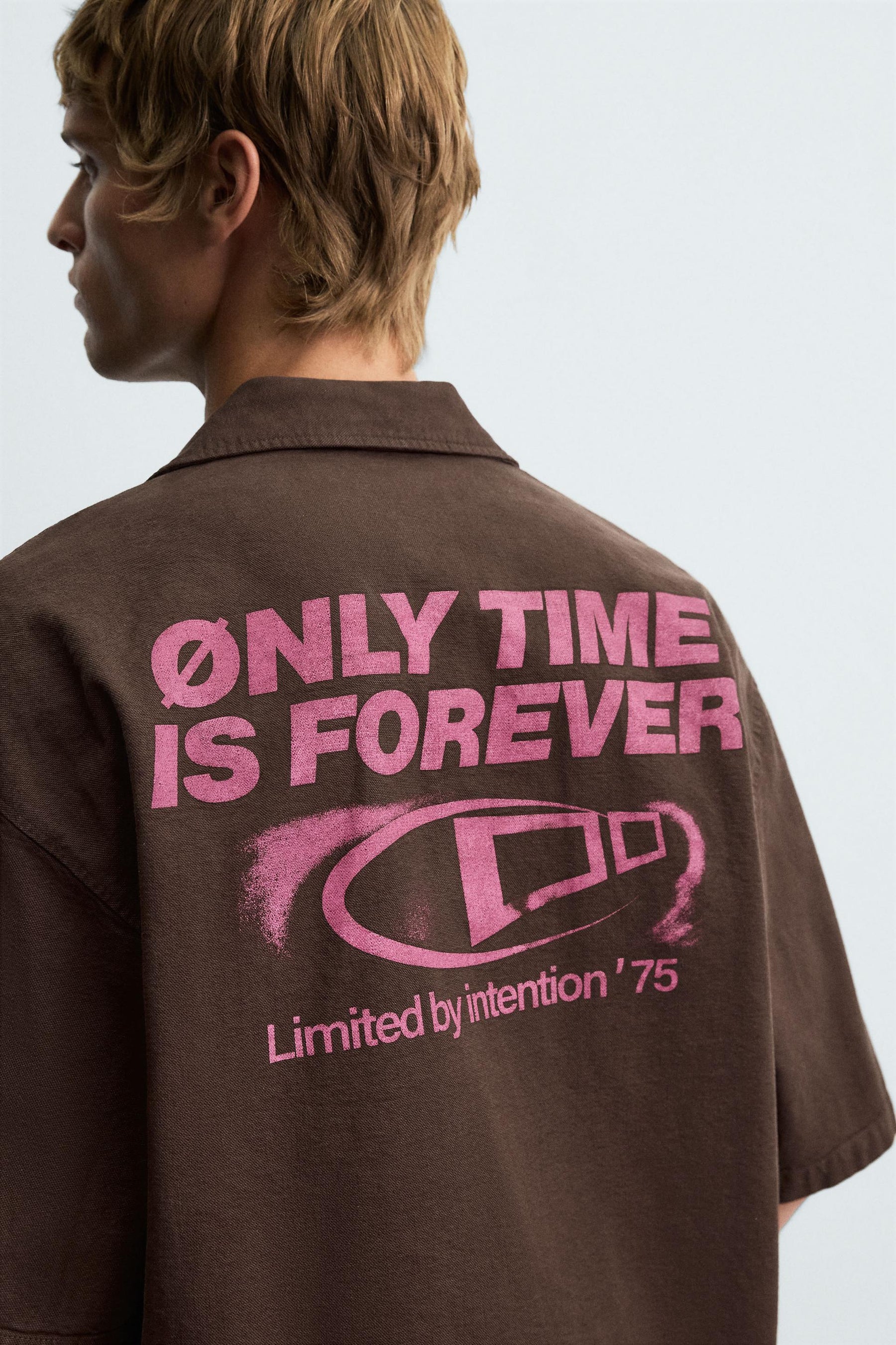 CONTRAST GRAPHIC PRINT SHIRT - Image 6