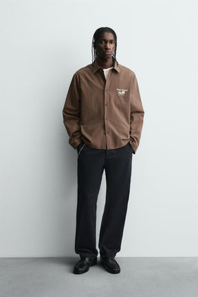 GRAPHIC STRIPED SHIRT - Image 1