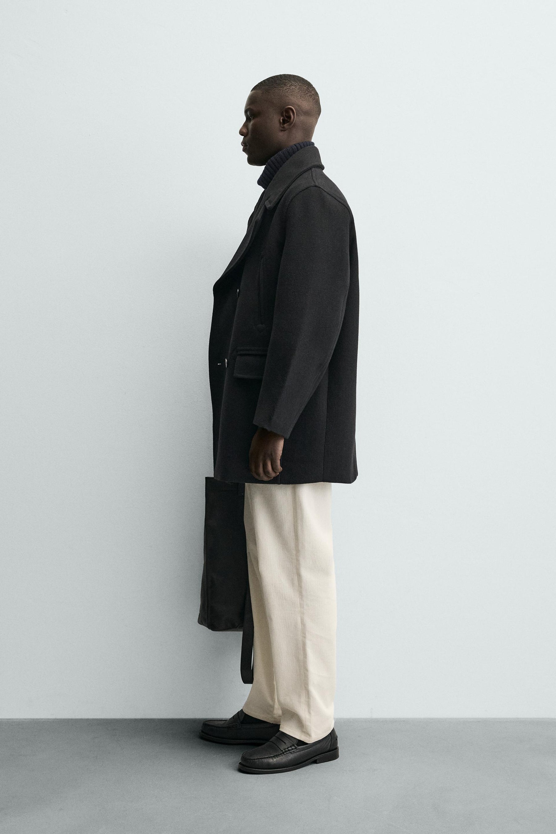 Zweireihige Jacke mit Taschen