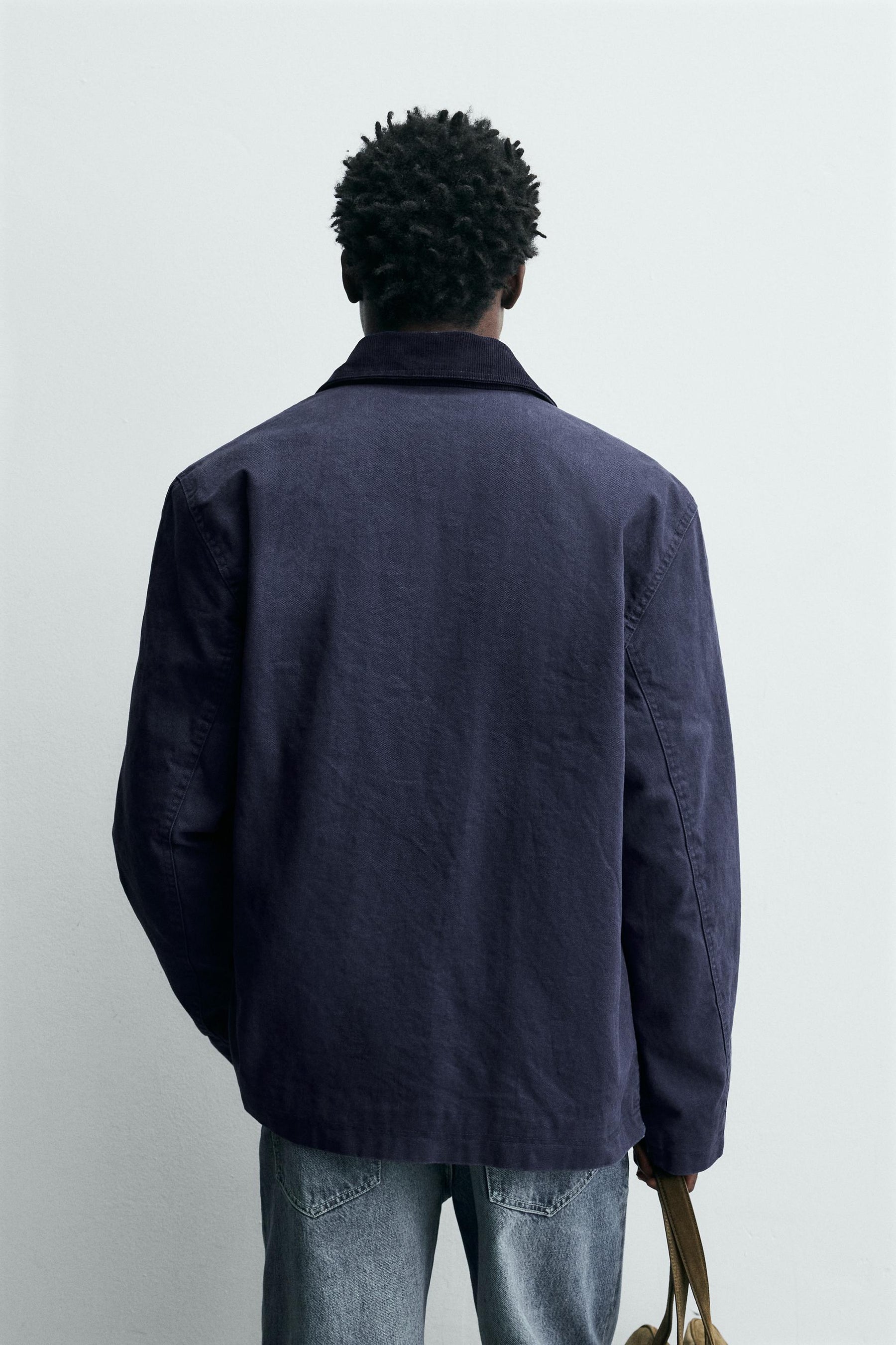 Jacke mit Knebelkragen