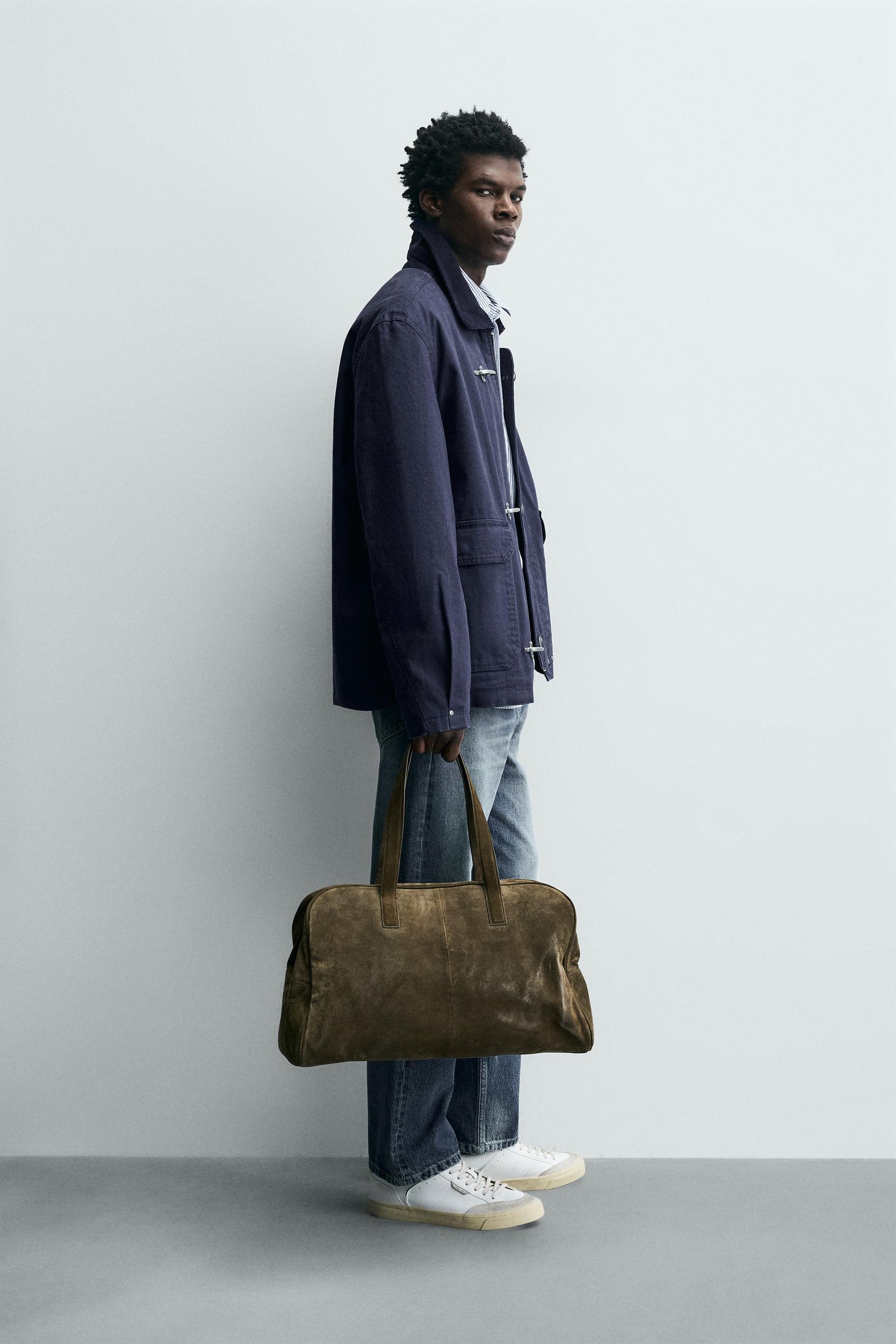 Jacke mit Knebelkragen