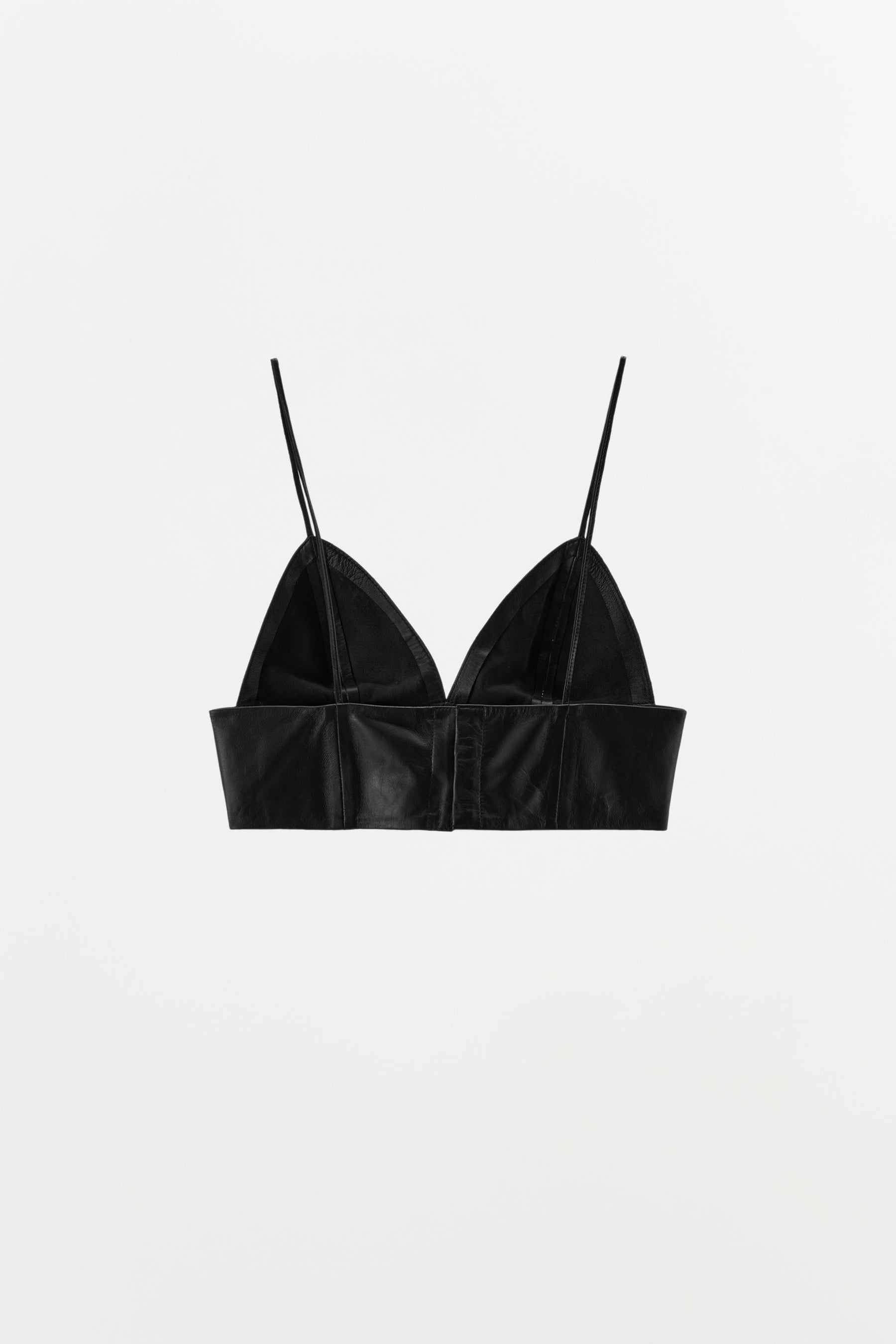 100% LEDER DREIECKIGES TOP