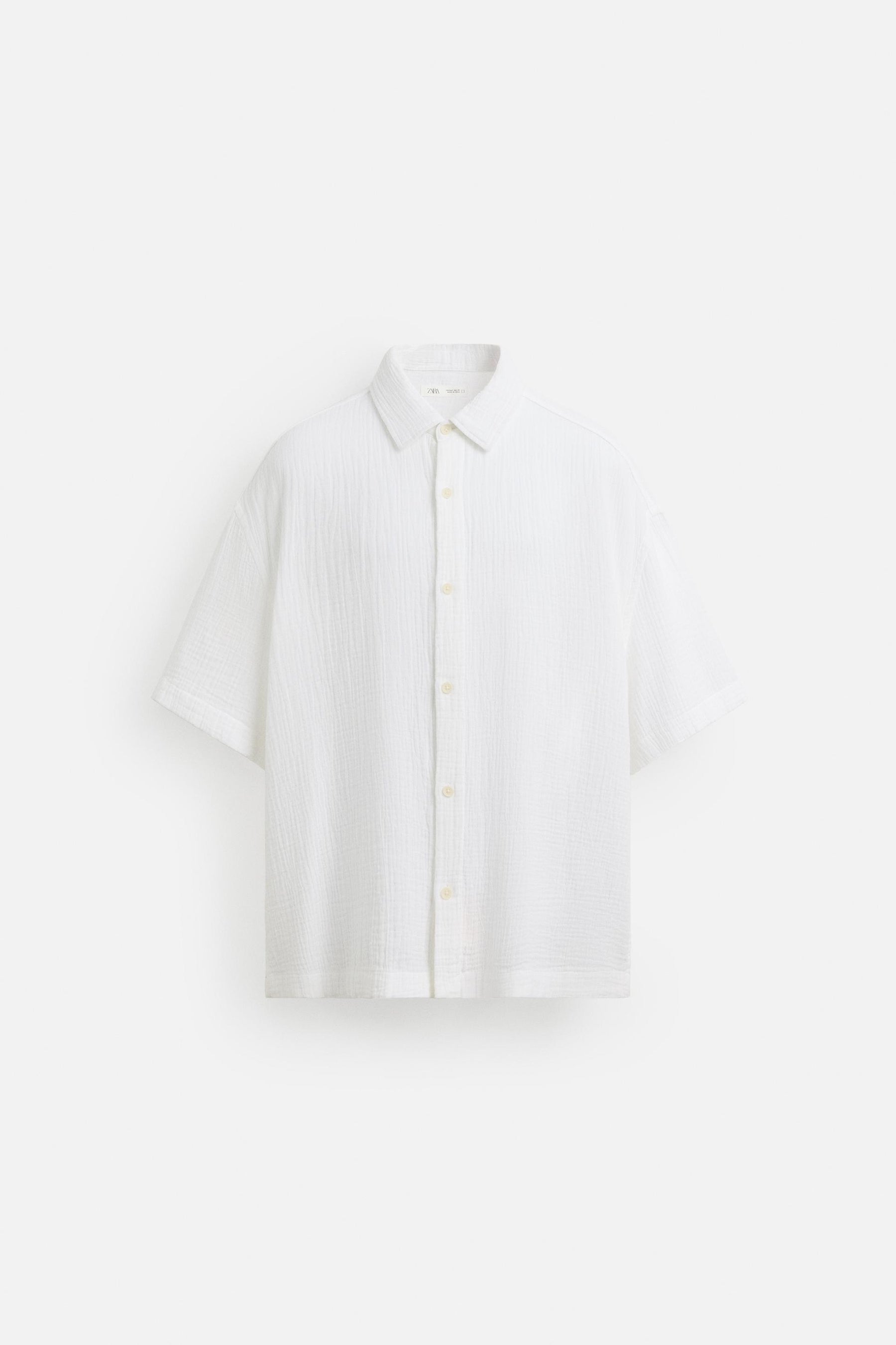 CREASED-EFFECT SHIRT - Image 7