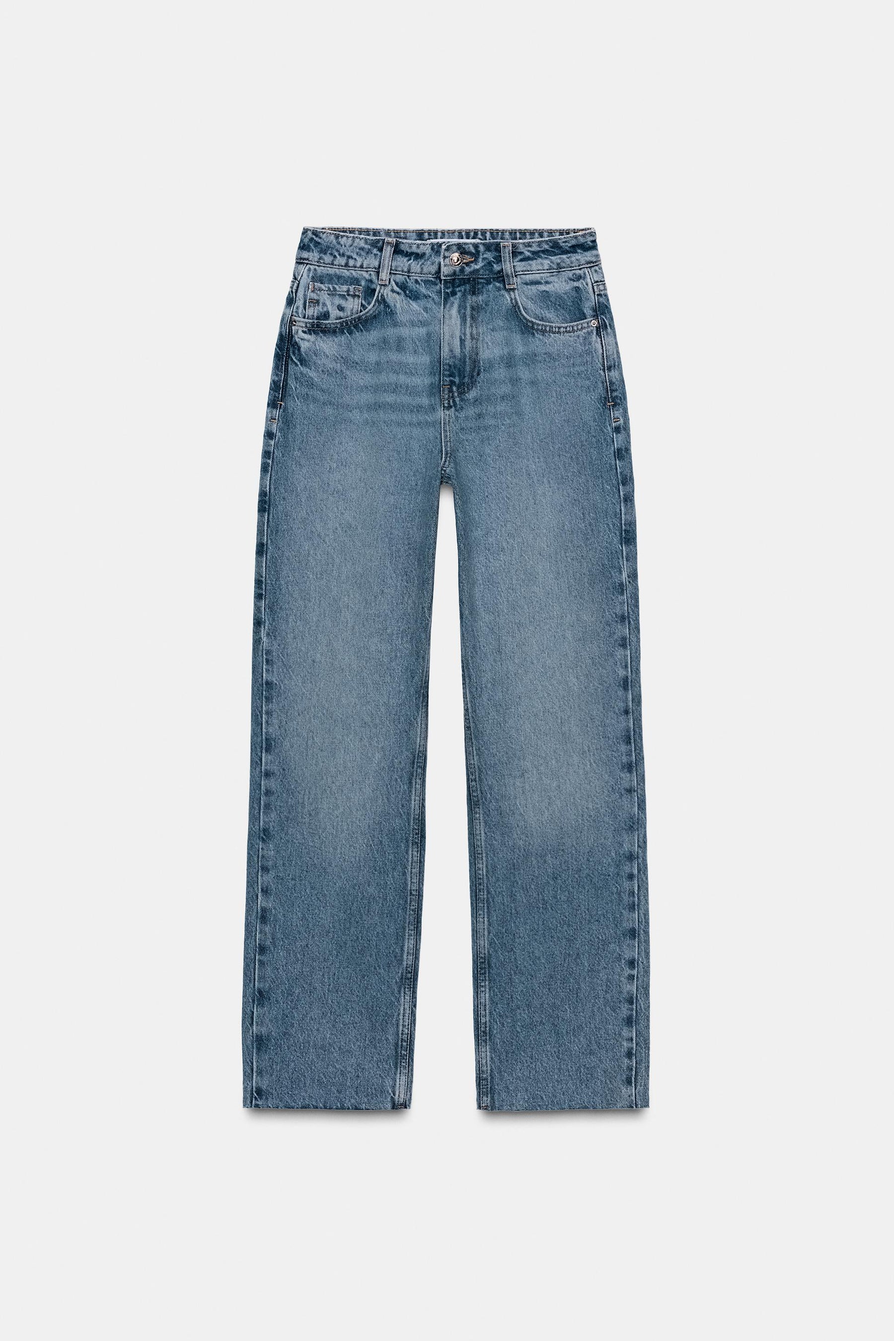 High-Rise Straight Jeans