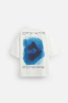 WATERCOLOUR PRINT T-SHIRT - Image 8