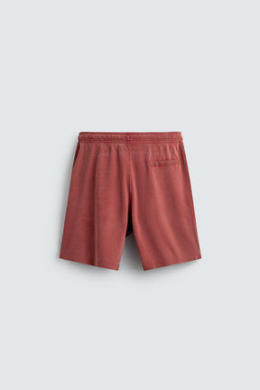 VARSITY OPEN-WEAVE TEXTURED BERMUDA SHORTS - Image 8