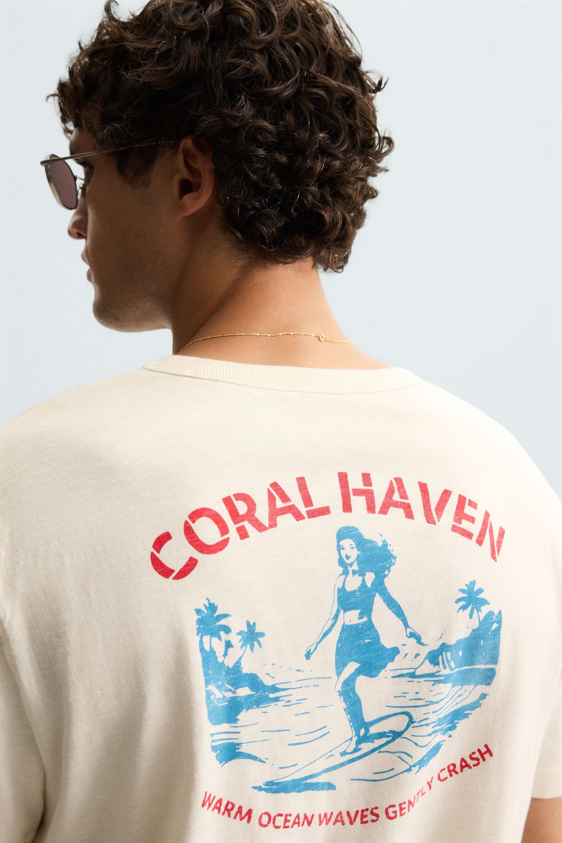 CONTRAST GRAPHIC T-SHIRT - Image 6