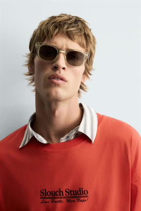 CONTRAST PRINT T-SHIRT - Image 6