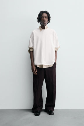 PEACH PRINT T-SHIRT - Image 1