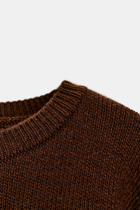 EINFACHER STRICKPULLOVER