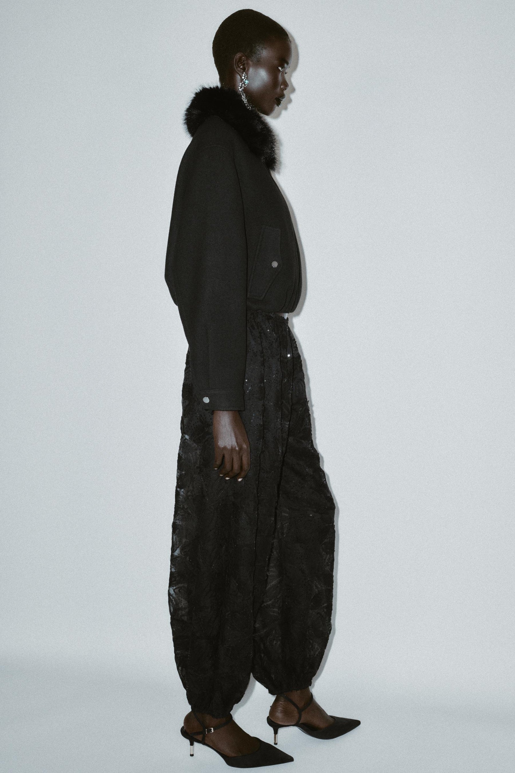 BOMBERJACKE MIT PELZ