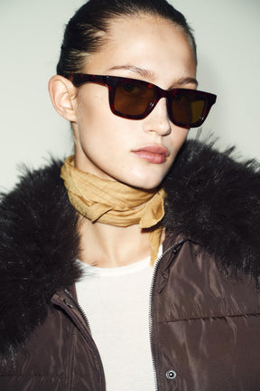 Gesteppter Bomber mit Pelz