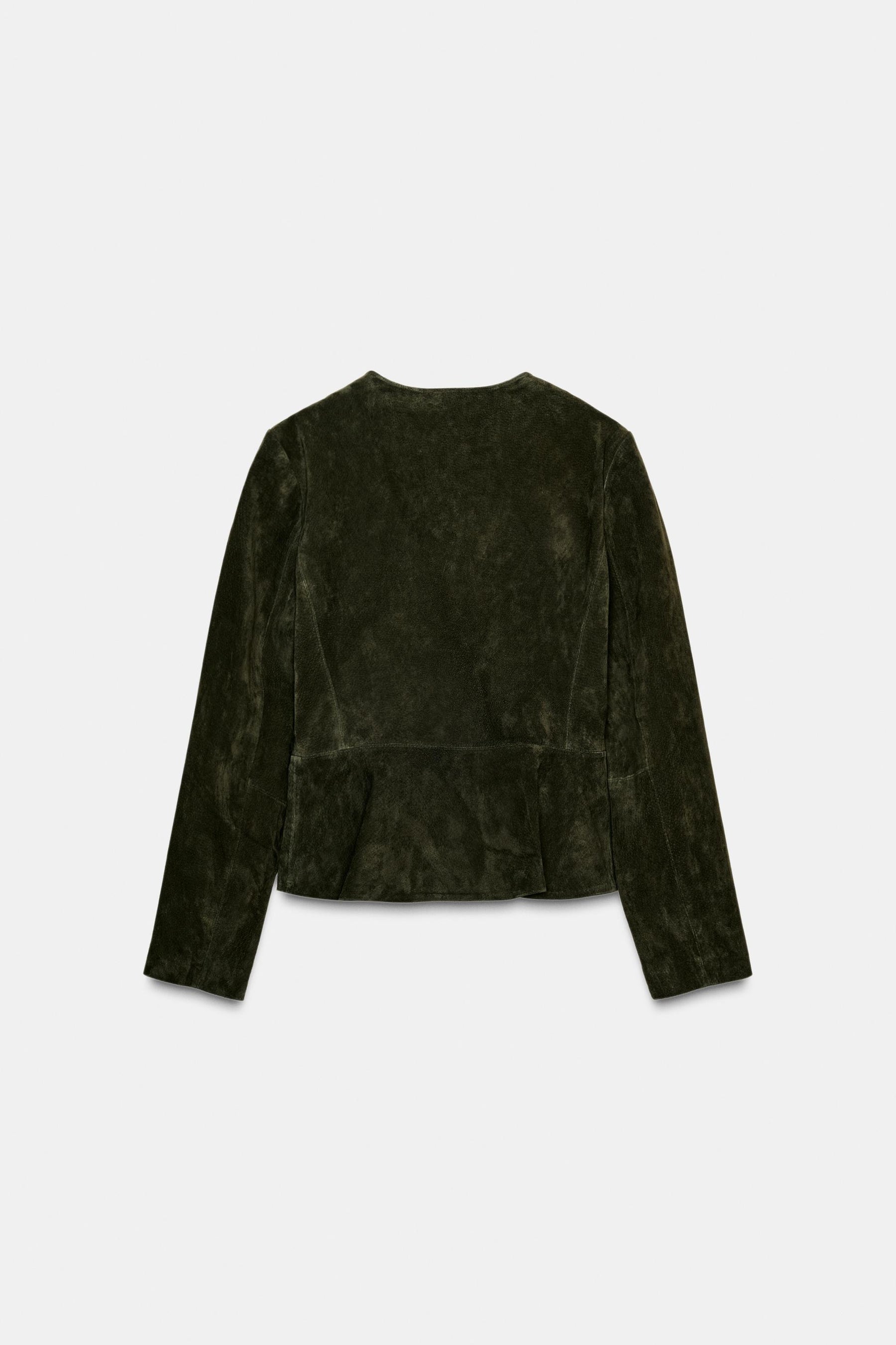 Lederjacke mit Etuis